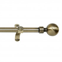 Metallo Decorative Rod & Finial: Lincoln